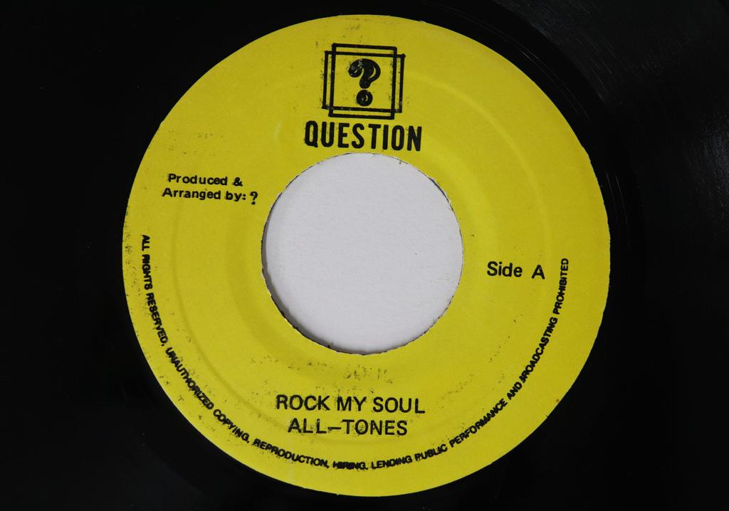 7-дюймовая пластинка ALLTONES Rock My Soul NONE QUESTION 1997 Ямайка Регги Ска Даб Б/у