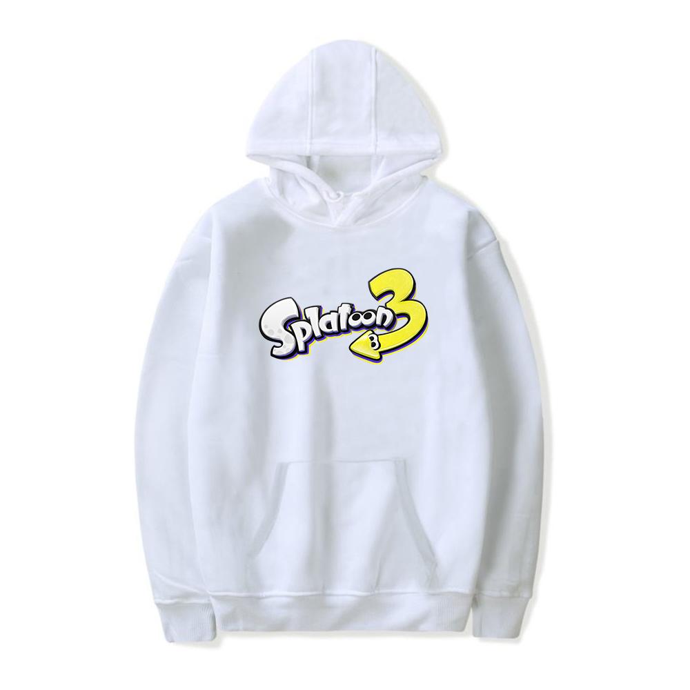 Splatoon 3 Hoodies Anime Cartoon Graffiti Shooting Game Print Streetwear Unisex Women Fashion Oversized Sweatshirts Hoodie Pullover