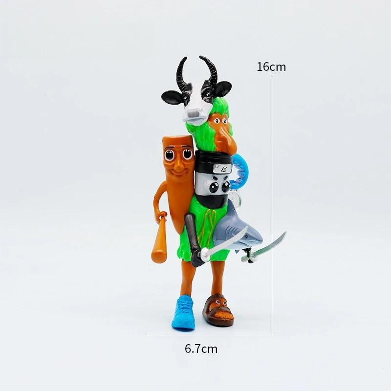 34 Стиль Итальянские Фигурки Игрушки Тунг Тунг Тунг Сахур Тралалеро Тралала Аниме Экшн Фигурки Орнамент Украшения Декор