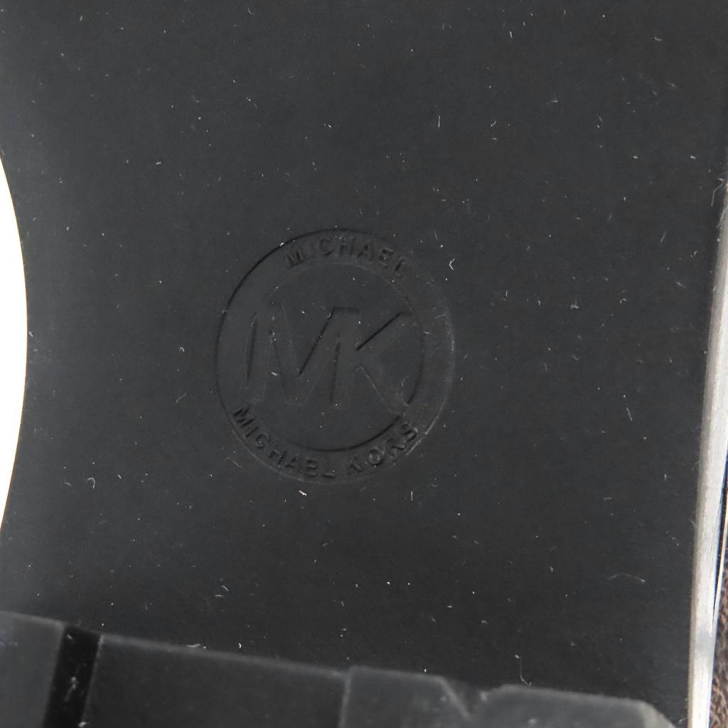 Идеальные короткие ботинки Michael Kors, ботинки-челси, коричнево-черные, синтетические, женские, размер 6.5, б/у