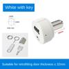 Zinc Alloy Combination Lock With Key Drawer Lock New Password Lock  Cupboard Drawer