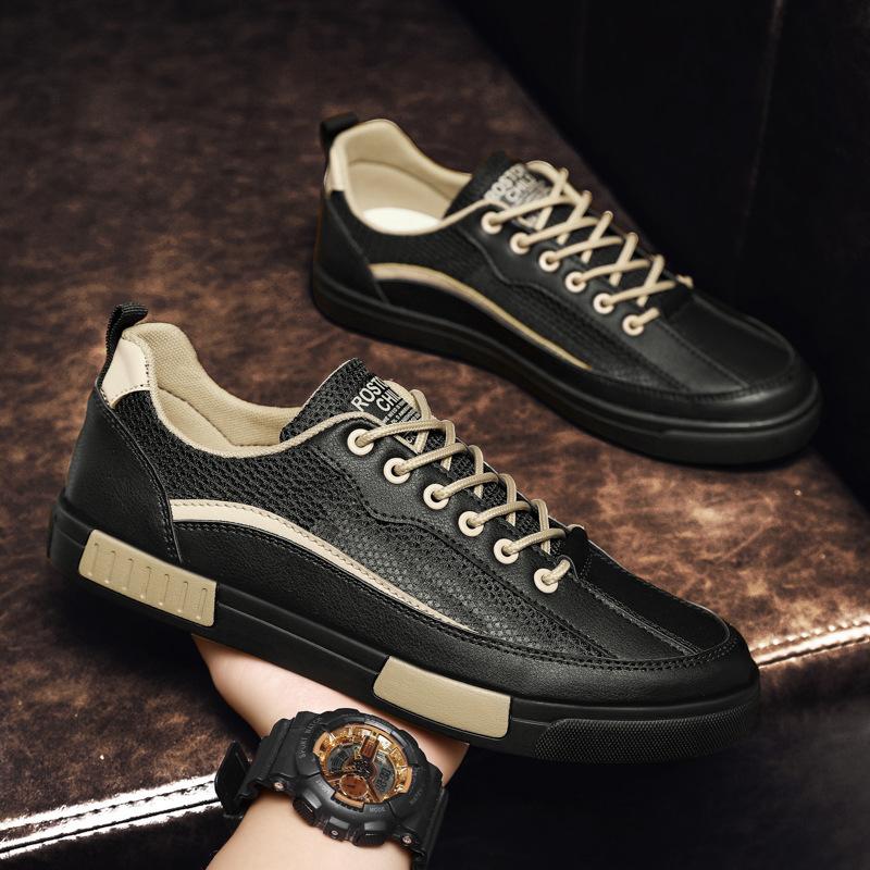 22 summer new mesh thin hollow breathable board shoes casual low-top casual shoes trendy shoes