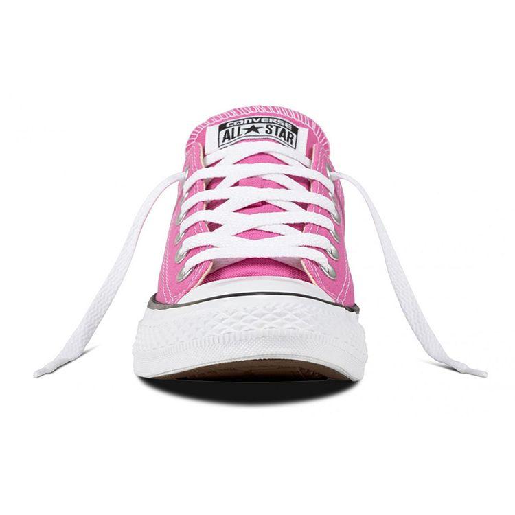 Converse Chuck Taylor All Star Canvas Удобные Нескользящие Прочные Низкие Кеды для Скейтбординга Унисекс Розовые 159675C