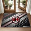 Ковер из хрустального велюра в дизайне AC Milan, мягкий декоративный коврик для прихожей спальни