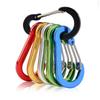 6pcs Carabiner Clip Aluminum Alloy Keychain Lock Buckle Snap D-Ring Clip Outdoor Backpack Camping Multi Tool Fishing Hiking Hook