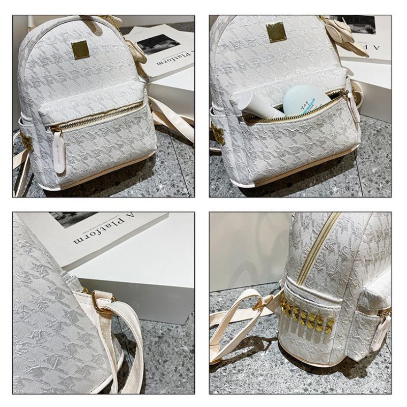 Рюкзак женский модный универсальный маленький рюкзак для отдыха и путешествий износостойкая школьная сумка рюкзак с карманом на молнии против кражи