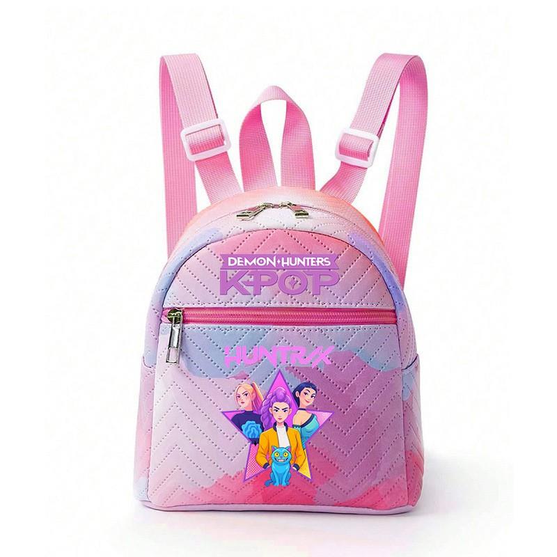 Girls Lightweight School Backpack Candy Color Minimalist Campus Bag Teenagers Daily Use 20L Capacity