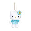 Nakajima Corporation Hello Kitty Mascot Collection Kaohana Blue 198709-24 H10×W8.5×D4.5cm