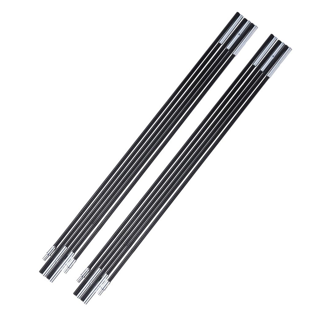 Fiberglass Camping Tent Pole Bars Outdoor Sunshelter Support Rods Awning Frames Kit