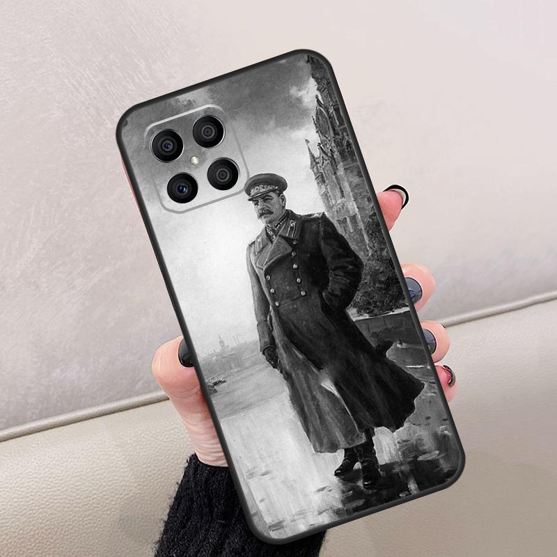 Russian Commander Stalin For Honor Magic 7 6 5 8 Pro Case For Honor 200 Lite 400 70 50 X8c X8b X9a X9b X9c X9d Win RT