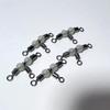 8-Figure Three-Way Swivel Fishing Connector - T-Shaped Splitter Ring