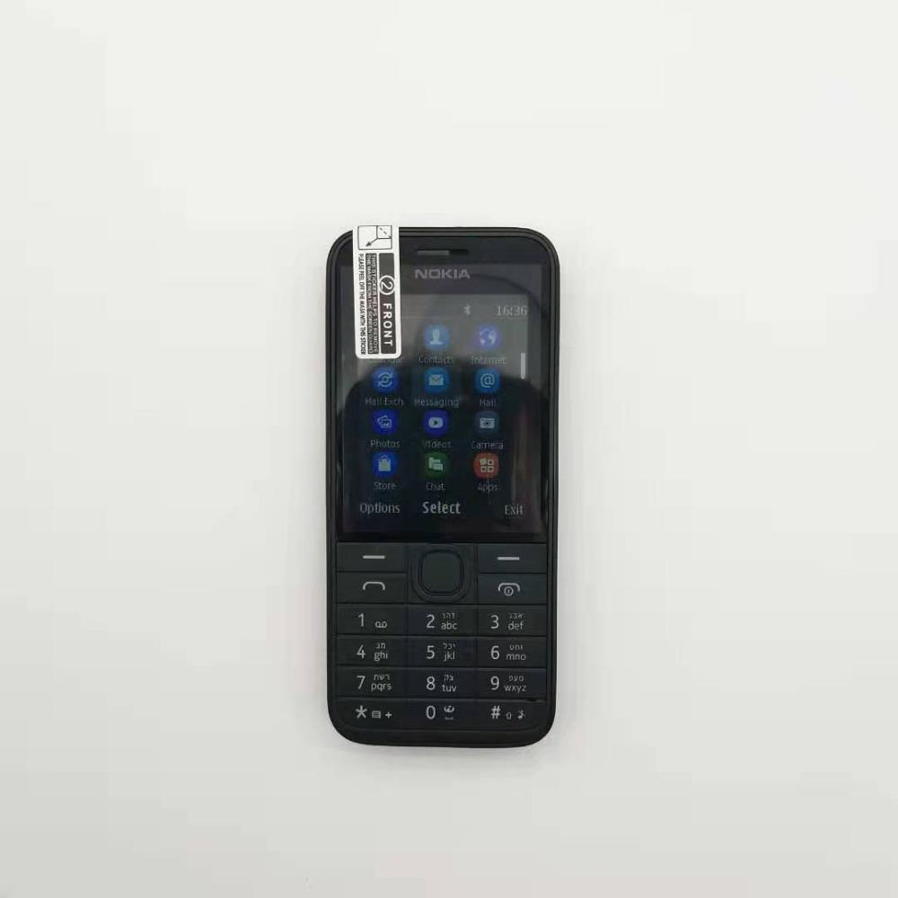 Восстановленный оригинальный мобильный телефон Nokia 208 Dual SIM с 1/2 SIM