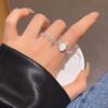 Elegant Moonstone Open Ring: Korean Style, Light Luxury, Statement Piece