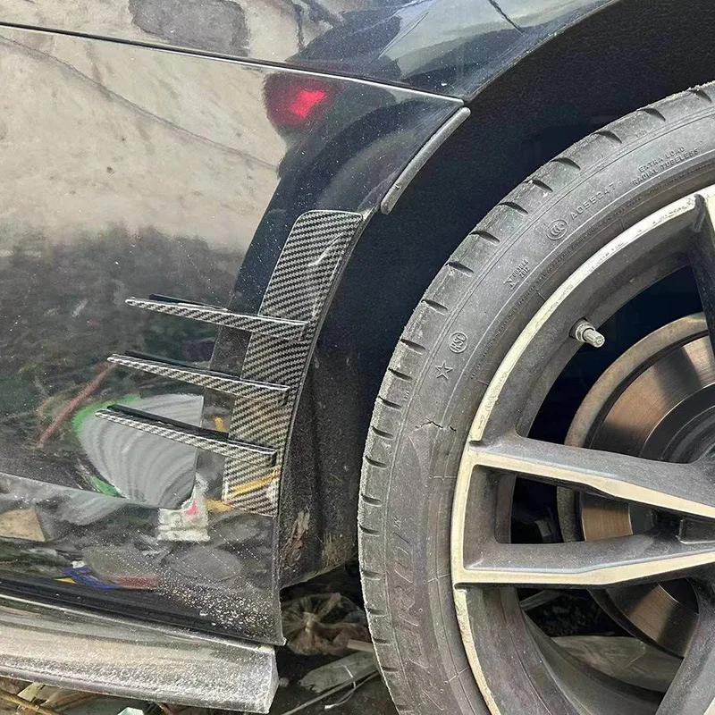 Universal Car Side Wing Leaf Panel Accessories Wheel Eyebrow Fender For A3 8P 8V A4 B8 A5 A6 C7 A7 A8 RS5 RS6 RS7 S3 S4 S5