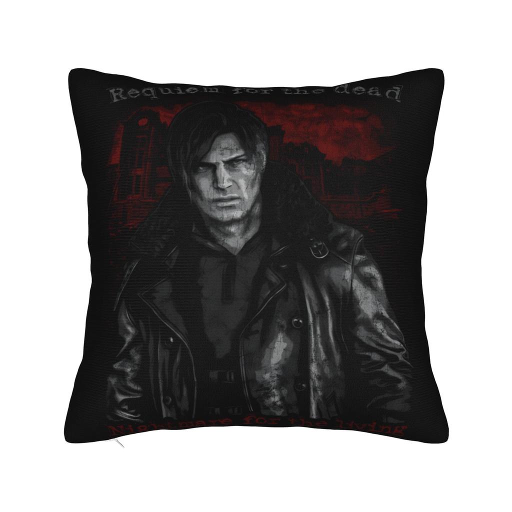 Винтажная наволочка для подушки Leon S Kennedy из Resident Evil, удобная наволочка, винтажные наволочки для офиса, автомобиля, домашнего декора