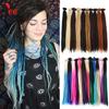 100% Handmade Dreadlocks Extensions Fashion Reggae Hair 20Inch Soft Crochet Dreadlock Braids Hair Ombre Color 5Pcs/Lot