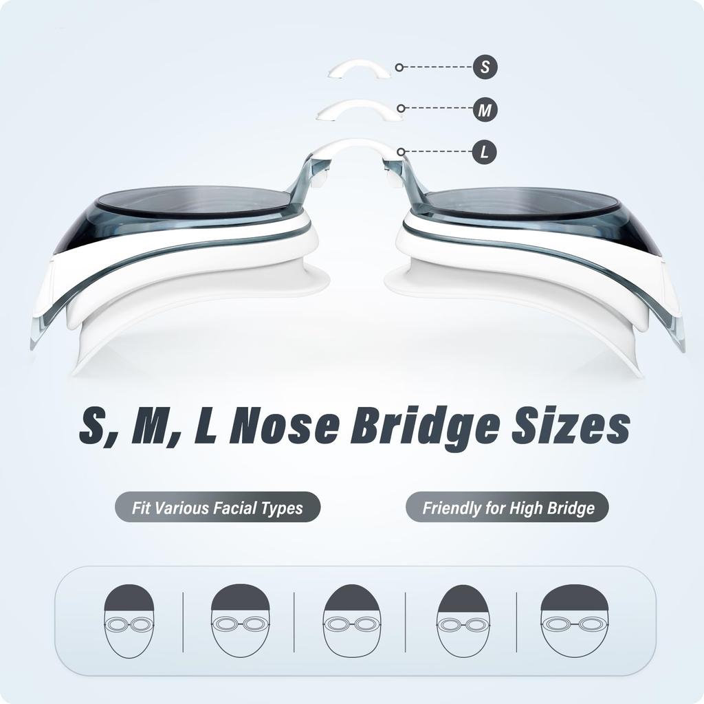 Swimming Goggles Water Resistant Anti-fog Unisex Professional Swim Goggles No Leaking Pool Goggles for Adult Men and Women
