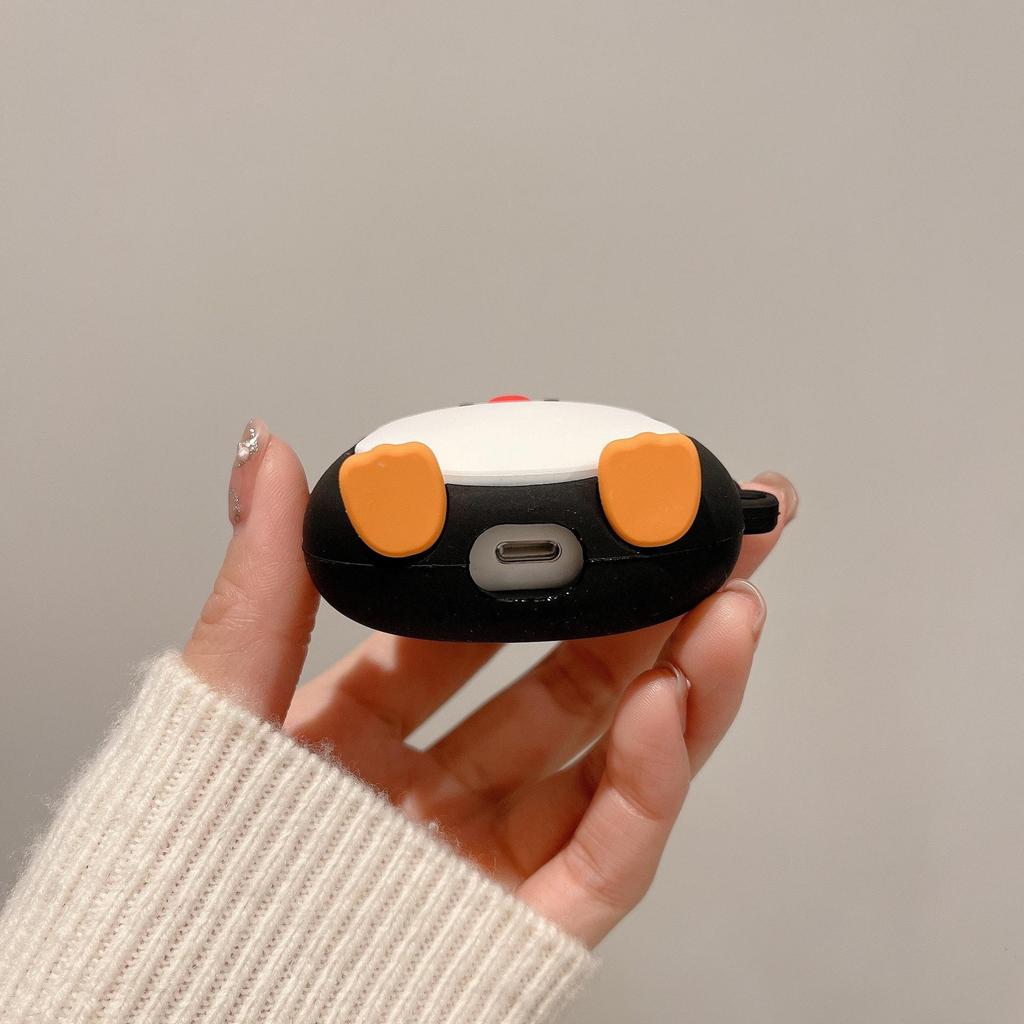 Силиконовый защитный чехол Mushroom Penguin для AirPods Pro 2/3 поколения