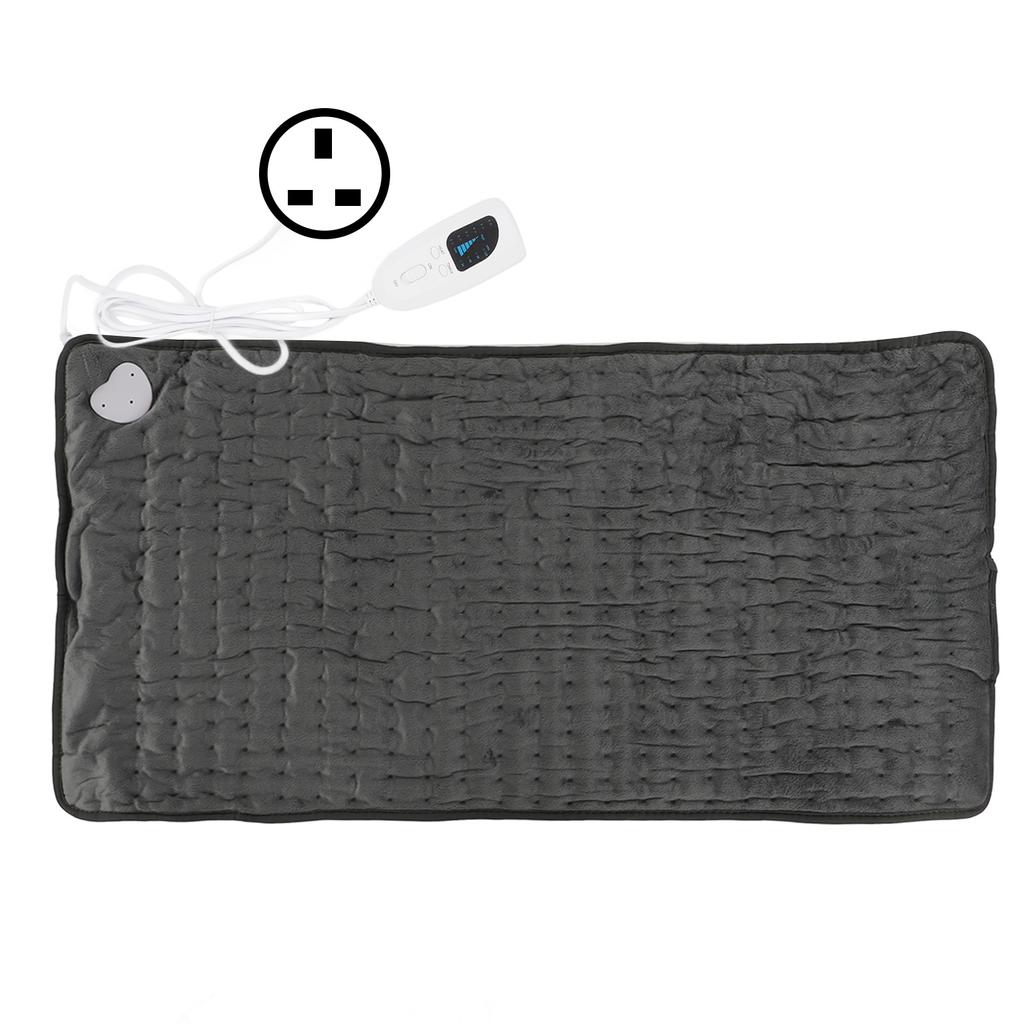 Electric Heating Pad Relieving Back Pain Wet Compress Keeping Warm Dark Grey Washable Heating Pad