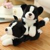 Simulation Maltese Dog Plush Toy Stuffed Animal Super High Quality Realistic Schnauzer Toy for Luxury Home Decor Pet Lover Gift