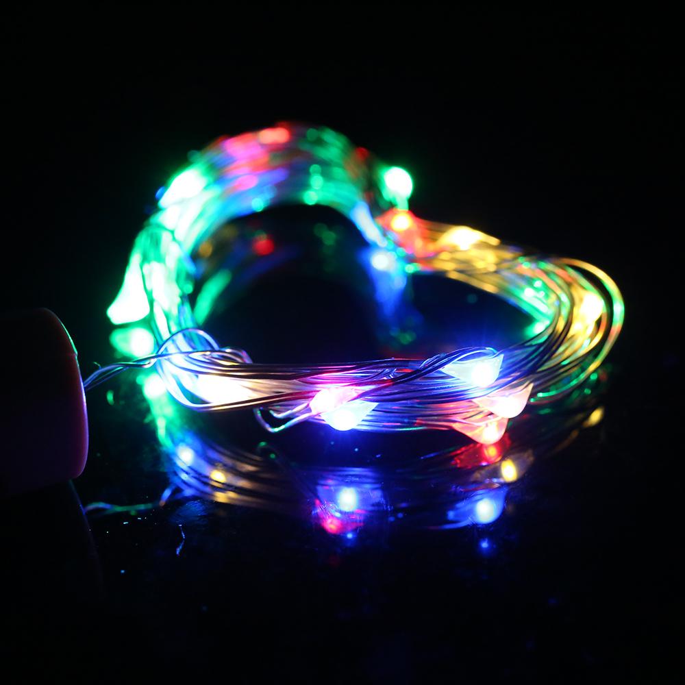 4.5V 1.2W 2Meters 20 LED Copper Wire Fairy String Light 12 Pack White Twistable Bendable Foldable Bottle Stopper Atmosphere Lamp IP65 Water Resistanc