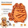 Foldable Slow Feeder Dog Bowl Silicone Slow Feeding Mat Anti-Choking Slow Feeder  Meal Time