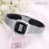Casio Simple Metal Digital Women's Fashion Watch