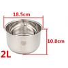 Non Stick Cooking Pot 304 Stainless Steel Rice Cooker Inner Container Replacement Accessories Food Rice Cooker POT