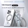 Чехол для iPhone 16: Вращающаяся магнитная подставка, Ультратонкое гальваническое покрытие для 13, 14 Pro Max, 15