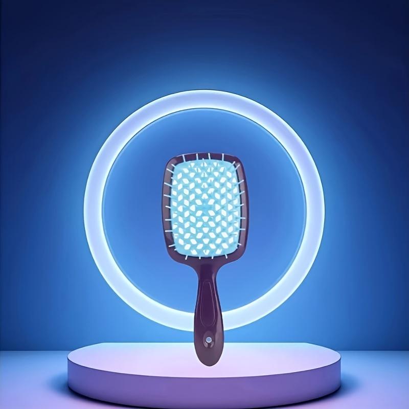 Вентилируемая щетка для распутывания волос, эргономичная ручка, массаж головы, влажная и сухая, длинные вьющиеся, пушистые волосы, сотовая расческа для женщин и девочек, парикмахерский инструмент