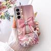 Luxury Flower Butterfly Bow Pattern Casing For Samsung Galaxy A36 A16 A06 4G 5G Back Cover Clear Soft Silicone Phone Case