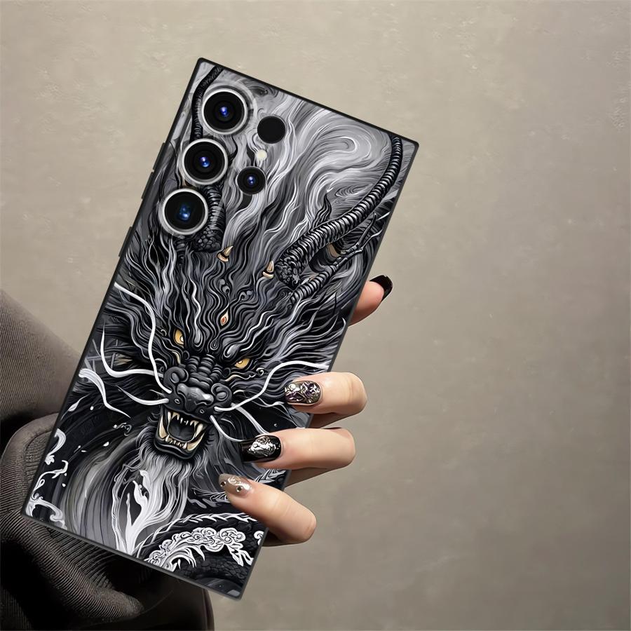 Крутой чехол-футляр с драконом для Samsung Galaxy S26 Ultra S23 Note 20 8 9 10 S21 FE S25 Plus S10 S9 S20 Ultra S24