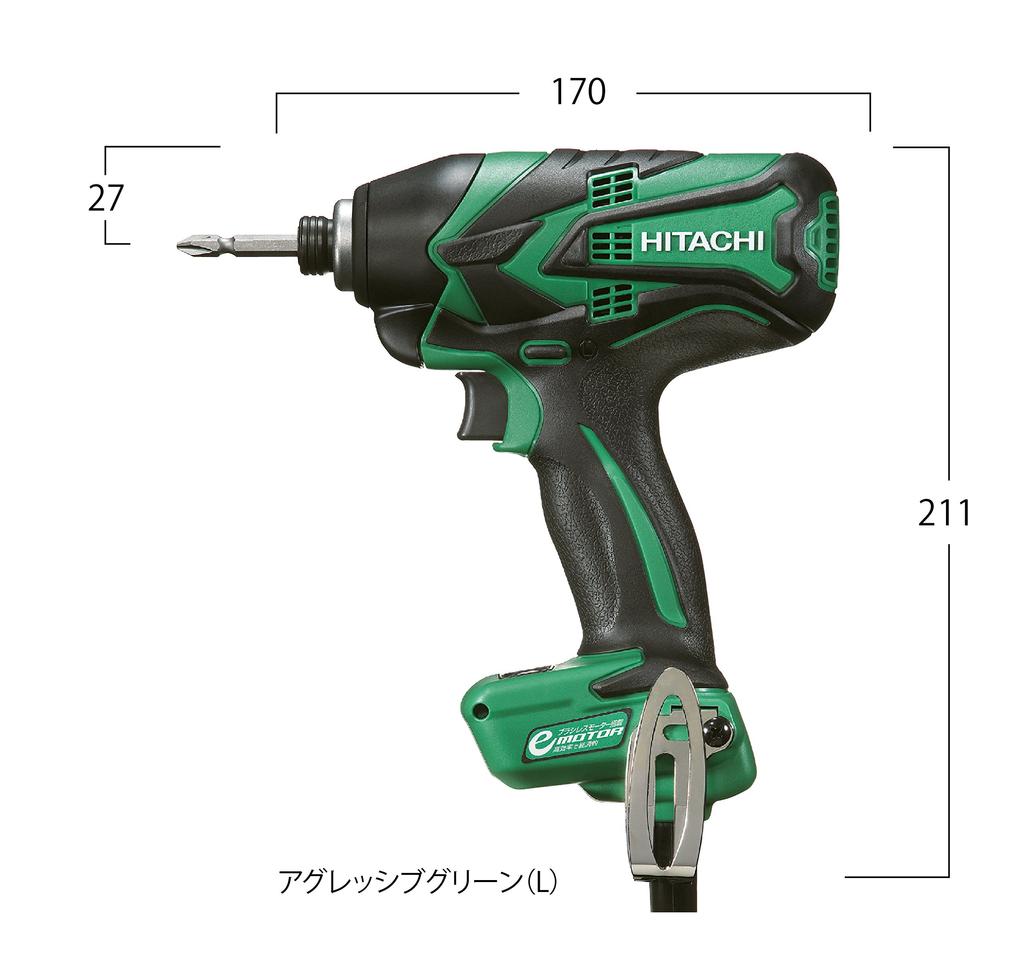 HiKOKI Impact Driver AC100V Maximum Torque WH12VE 5m Case Included 165N M Cord,