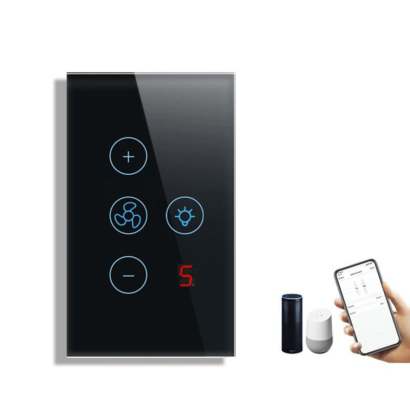 CYCLI-Tuya Zigbee Умный переключатель света для вентилятора Сетевое подключение США Управление через приложение Голосовое управление Alexa/Google Assistant