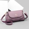 Bag for Women's Autumn New Women's Shoulder Bag Solid Color Retro Soft Leather Women's Crossbody Bag
