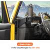 Center Console Cup Holder Expander Fit For 1997-2006 Jeep Wrangler TJ, Mounted Drink Holders(Left Black)