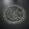 1 шт. Женские аксессуары для волос Винтажная полая сетчатая шапочка с кисточками Головной убор Богемная цепочка на голову со стразами Шляпа Украшения для танцевальных выступлений