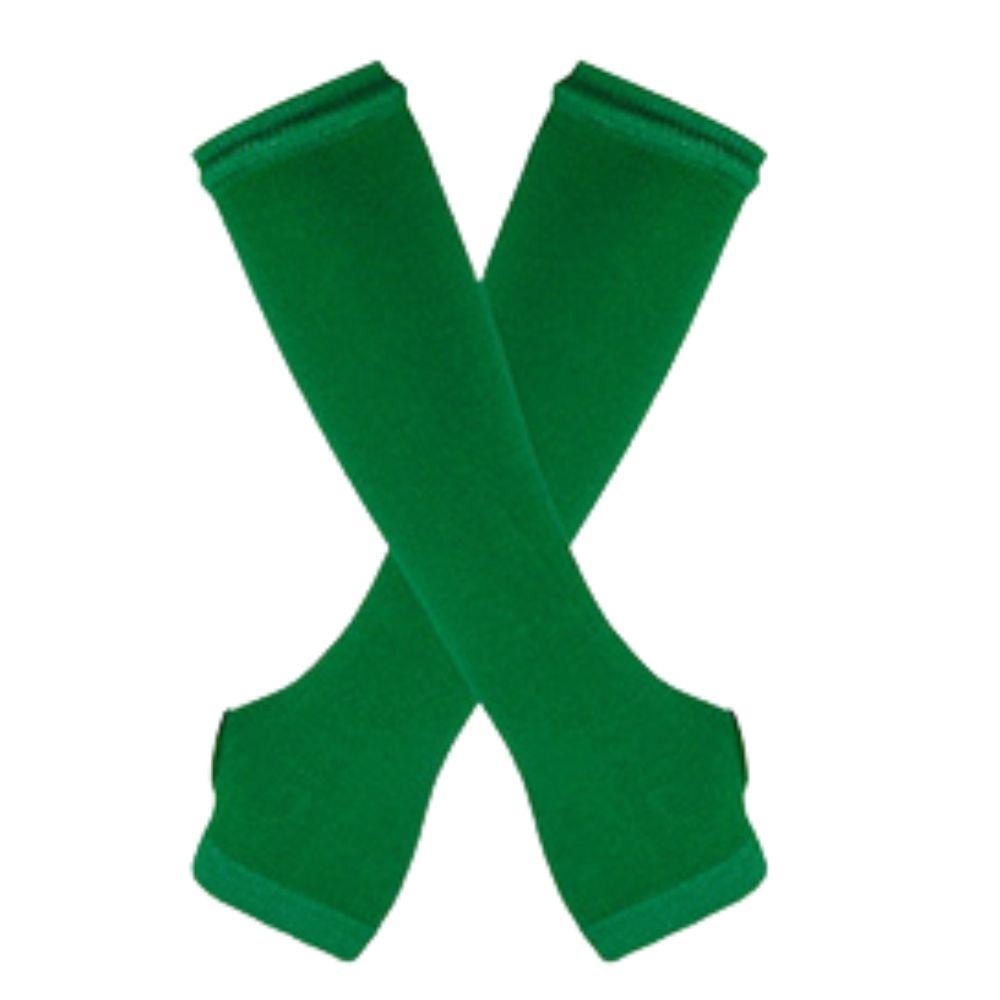 Полосатые унисекс перчатки с половиной пальцев длинные женские перчатки для девочек перчатки на руку теплые вязаные напульсники локтевые варежки теплая манжета