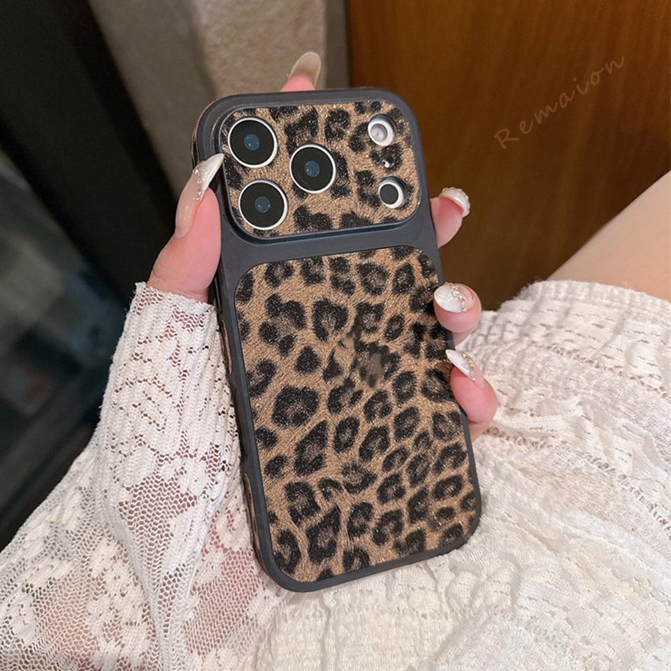 Новый официальный сексуальный чехол с леопардовым принтом для iPhone 17 13 14 15 16 17 Pro Max 16 15 14 Plus Большие окна Ударопрочный защитный чехол