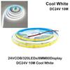 1 рулон DC12/24V 320LED гибкая лампа сверхяркое линейное освещение прочная светодиодная лента COB