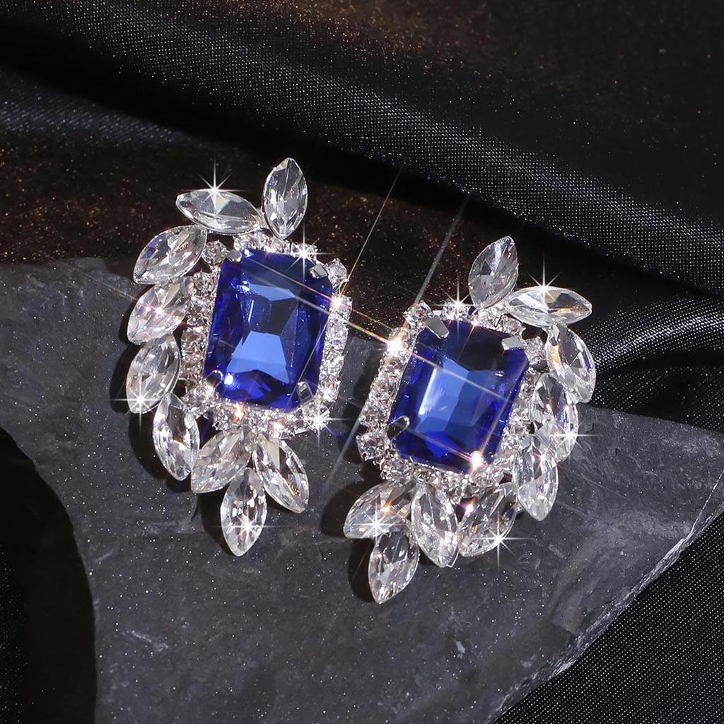 Роскошные клипсы-кисточки со стразами для женщин - Свадебные аксессуары