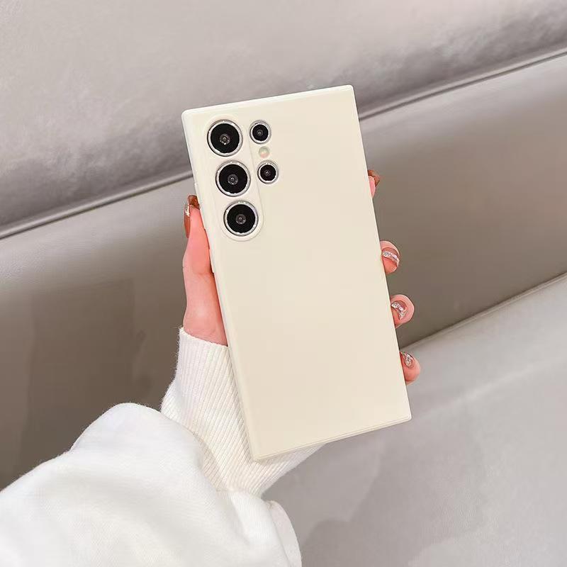 Жидкий силиконовый чехол для Samsung Galaxy S26 S25 Ultra S24 S21 S22 S23 Ultra Plus S20 S21 FE S24 Ultra 5G Ударопрочная задняя крышка