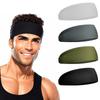 Moisture Absorbing Workout Headbands for Men Non Slip Men‘s Sports Hairband  Cycling
