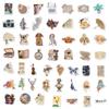 10/30/50PCS Vintage Newspaper Sticky Graffiti Sticker Aesthetic PVC Phone Ins Decorative Sketchbook Scrapbook