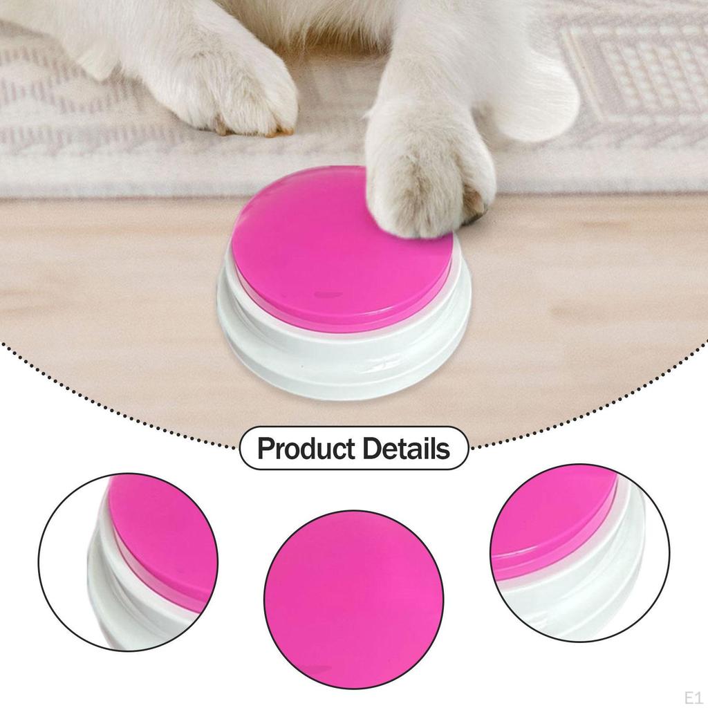 Записываемая говорящая кнопка для кошки собаки детская развивающая игрушка 30S ответ зуммер