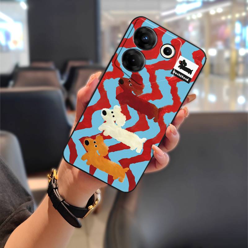 Прочный силиконовый чехол для телефона Tecno Camon20 Pro 5G/CK8n, полностью закрывающий, чехол для телефона, мультяшный модный дизайн, задняя крышка, милый