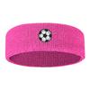 Sweat Absorbing High Elasticity Sweatband Soccer Printed Polyester Knit Headband  Basketball
