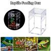 Reptile Breeding Box Acrylic Display Receptacle High Light Transmission Habitat Insect Scorpion Spider Lizard Feeding Cage