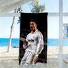 Ronaldo's Number Seven Glory Beach Towel Super Soft & Absorbent Comfortable Lightweight