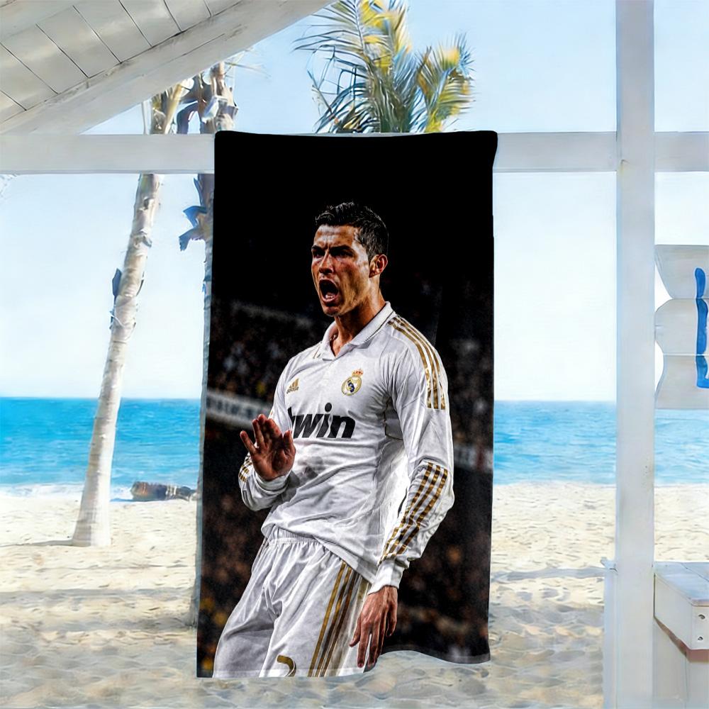Ronaldo's Number Seven Glory Beach Towel Super Soft & Absorbent Comfortable Lightweight